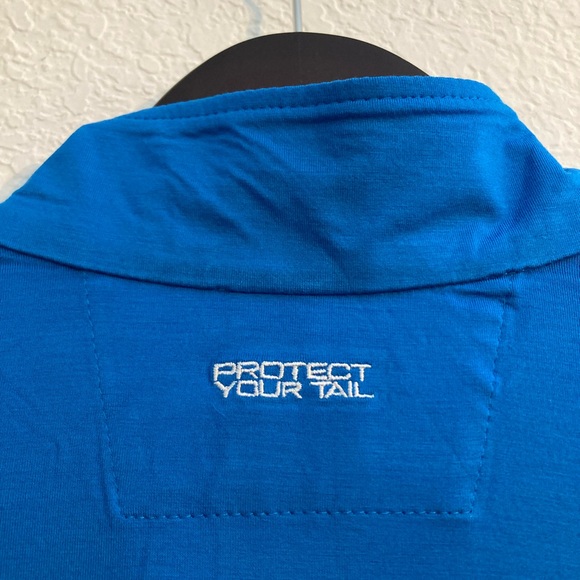 Men’s Blue SPF Zip-Up - Picture 6 of 6